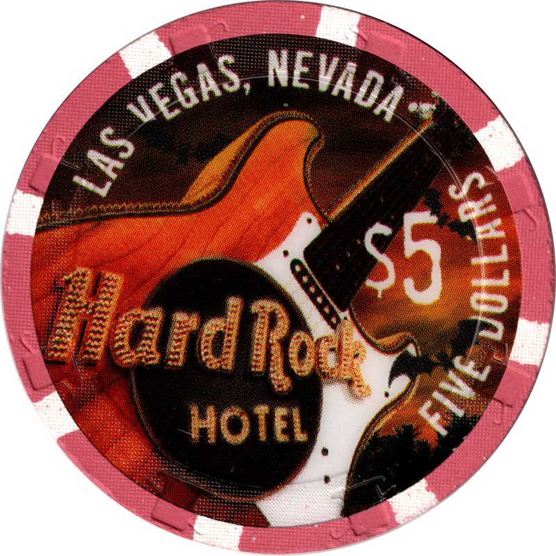 Hard Rock Hotel Las Vegas Nevada $5 Halloween 2006 Chip