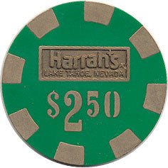 Harrah's $2.50 green chip - Spinettis Gaming - 1