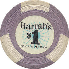 Harrah's $1 purple chip - Spinettis Gaming - 2