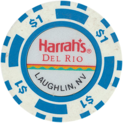 Harrah's Del Rio Casino Laughlin NV $1 Chip 1988