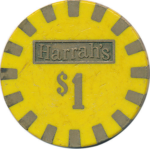 Harrah's, Reno Lake Tahoe NV $1 Casino Chip - Spinettis Gaming - 2