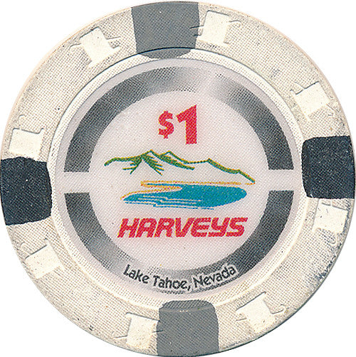 Harveys, Lake Tahoe NV $1 Casino Chip - Spinettis Gaming - 1