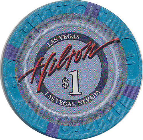 Las Vegas Hilton, Las Vegas NV (#2) $1 Casino Chip - Spinettis Gaming - 1