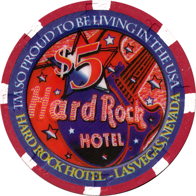 Hard Rock Casino Las Vegas Nevada $5 Kid Rock Chip