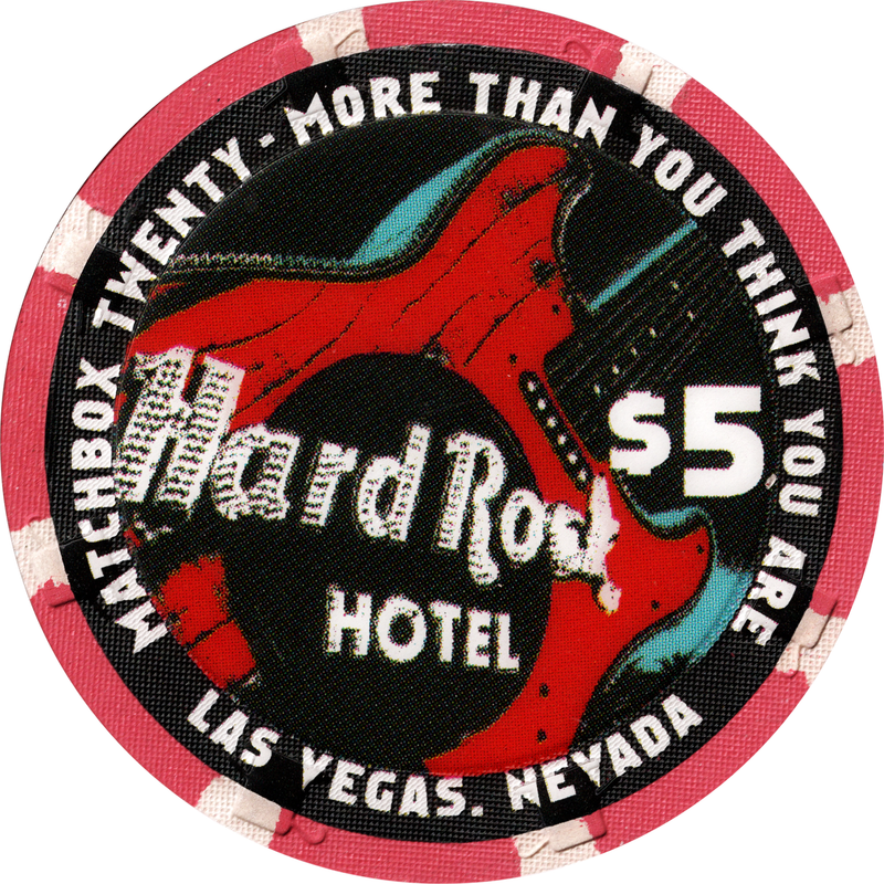 Hard Rock Casino Las Vegas Nevada $5 Matchbox Twenty Chip