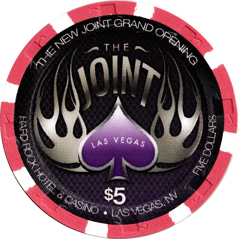 Hard Rock Casino Las Vegas Nevada $5 Bon Jovi The Joint Chip 2009