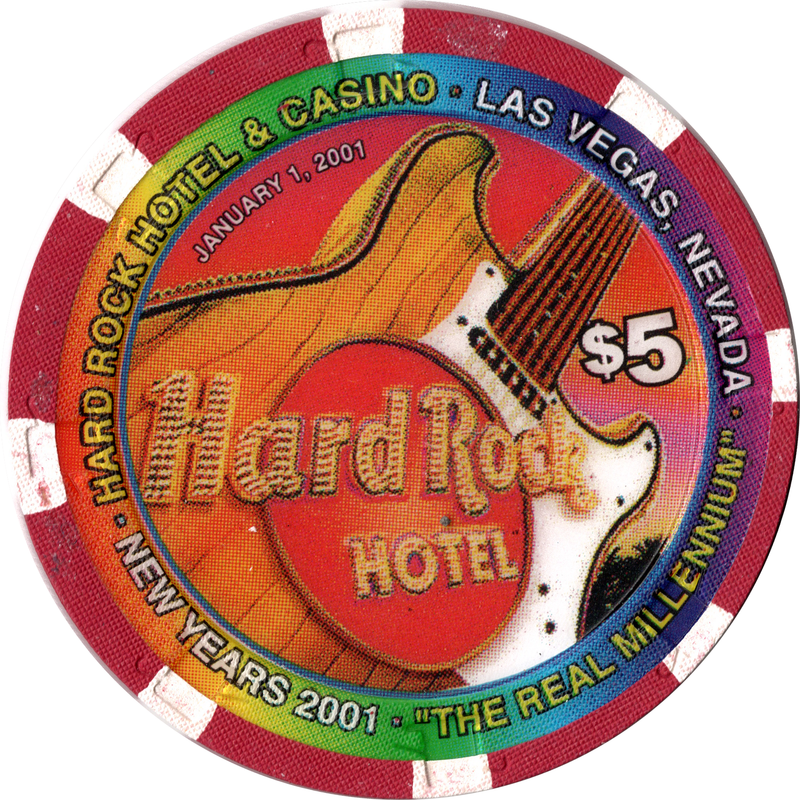 Hard Rock Casino Las Vegas Nevada $5 Van Morrison Chip 2000
