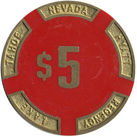 Hyatt Regency $5 (red) chip - Spinettis Gaming - 2