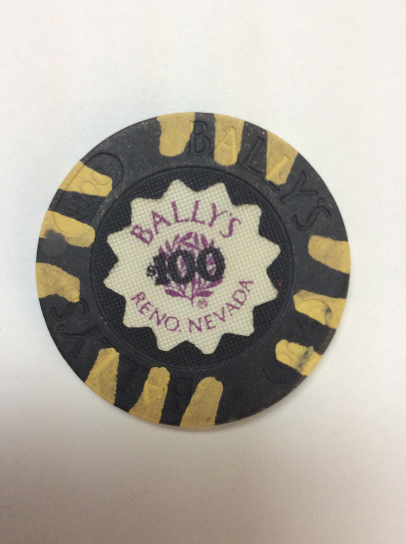 Bally's Reno $100 Casino Chip 1986 - Spinettis Gaming - 2