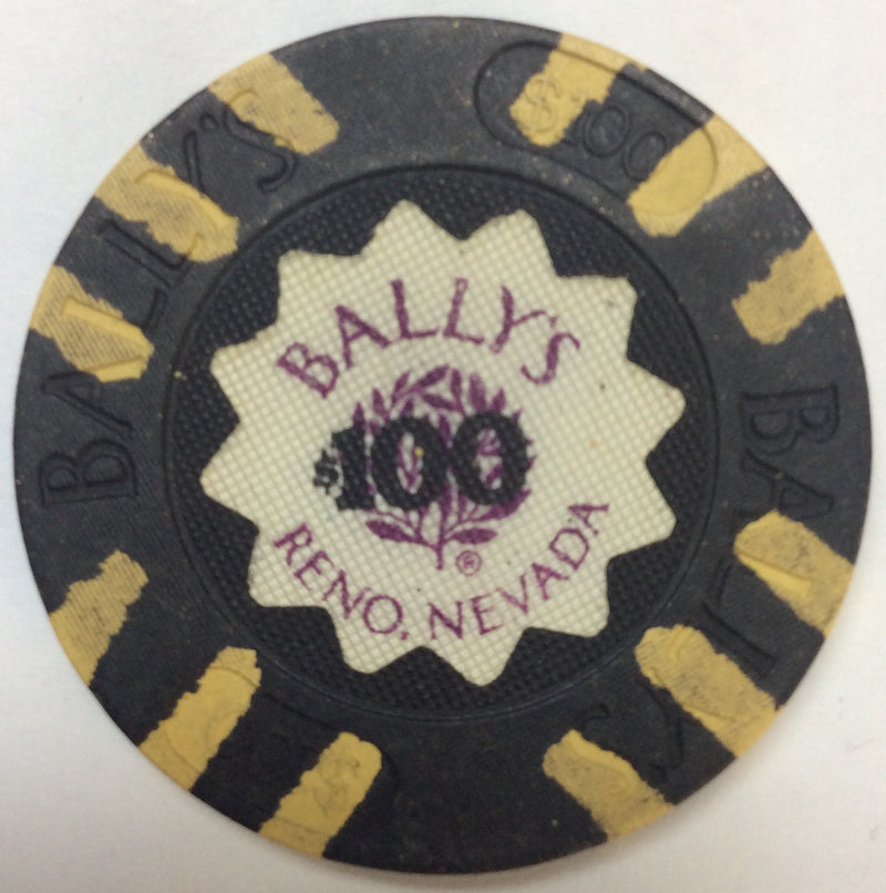 Bally's Reno $100 Casino Chip 1986 - Spinettis Gaming - 1