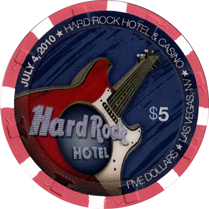 Hard Rock Hotel Las Vegas Nevada $5 Independence Day 2010