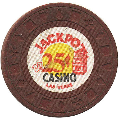 Jackpot $.25 (brown) chip - Spinettis Gaming - 2