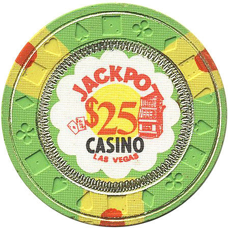 Jackpot $25 (green) chip - Spinettis Gaming - 1