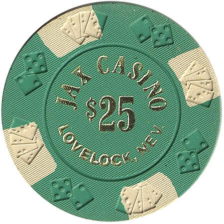 Jax Club $25 (green) chip - Spinettis Gaming - 1