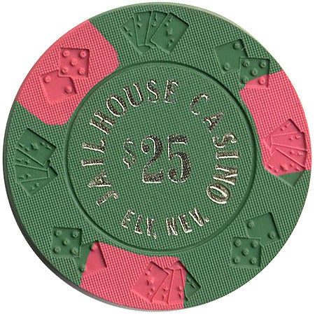 Jailhouse $25 (green) chip - Spinettis Gaming - 1