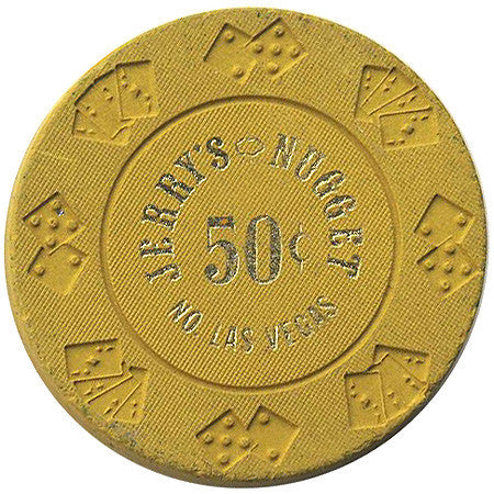 Jerry's Nugget North Las Vegas 50cent chip - Spinettis Gaming