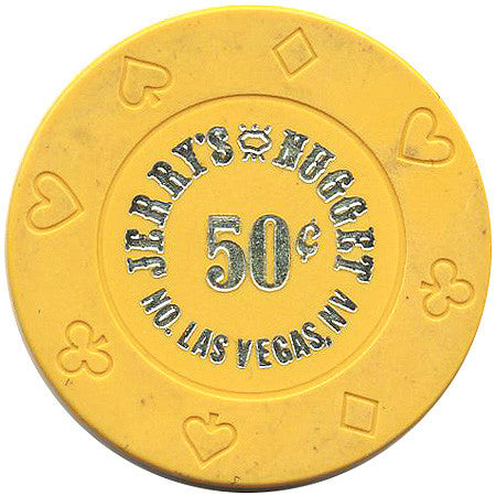 Jerry's Nugget 50cent yellow chip - Spinettis Gaming