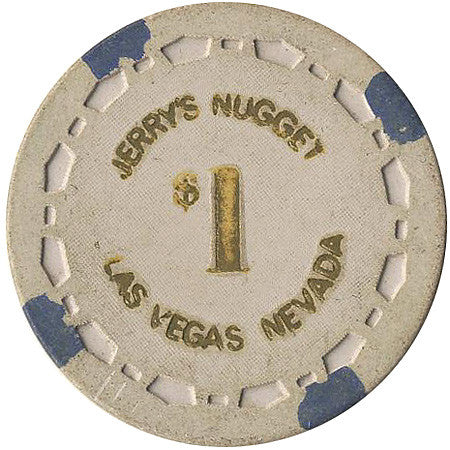 Jerry's Nugget North Las Vegas $1 chip 1964 - Spinettis Gaming