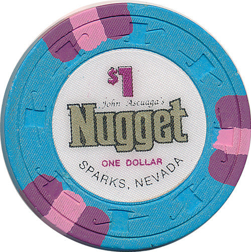 John Ascuaga's Nugget, Sparks NV (#2) $1 Casino Chip - Spinettis Gaming - 1