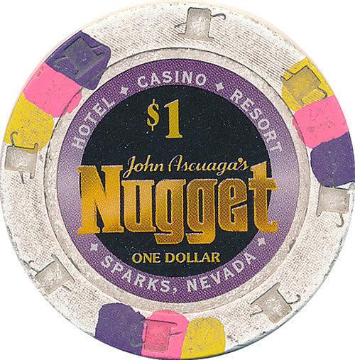 John Ascuaga's Nugget, Sparks NV $1 Casino Chip - Spinettis Gaming - 2