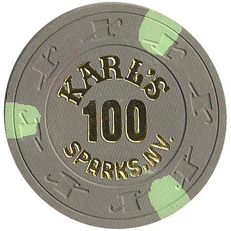 Karl's 100 (No Cash Value) chip - Spinettis Gaming