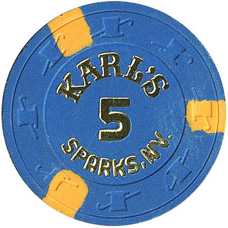 Karl's 5 (No Cash Value) chip - Spinettis Gaming - 1