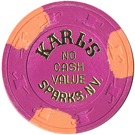 Karl's pink (No Cash Value) chip - Spinettis Gaming - 1