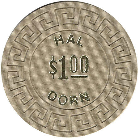 Hal Dorn $1 (gray) chip - Spinettis Gaming - 2