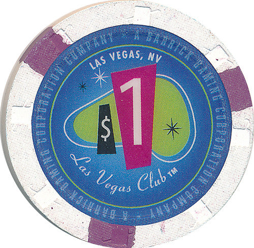 Las Vegas Club, Las Vegas NV (#2) $1 Casino Chip - Spinettis Gaming - 1