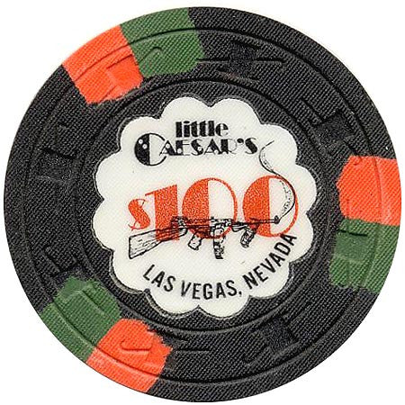 Little Caesars Casino Las Vegas Nevada $100 Chip 1980s