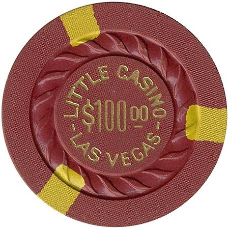 Little Casino $100 (red) chip - Spinettis Gaming - 1