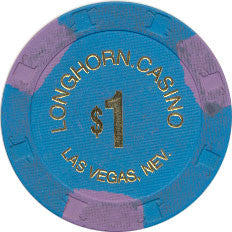 Longhorn Casino Las Vegas Nevada $1 Casino Chip - Spinettis Gaming