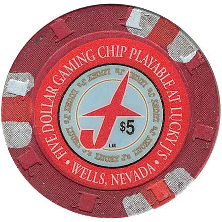 Lucky J's $5 chip - Spinettis Gaming - 2