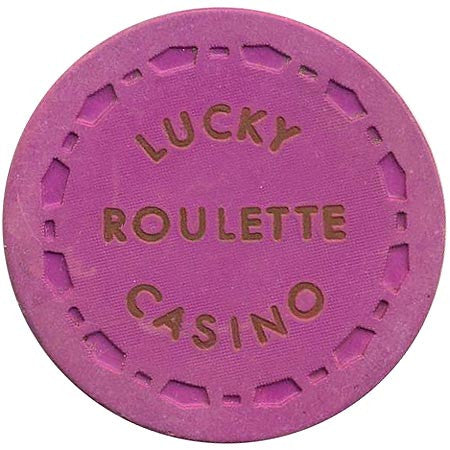 Lucky Casino purple (Roulette) chip - Spinettis Gaming - 2