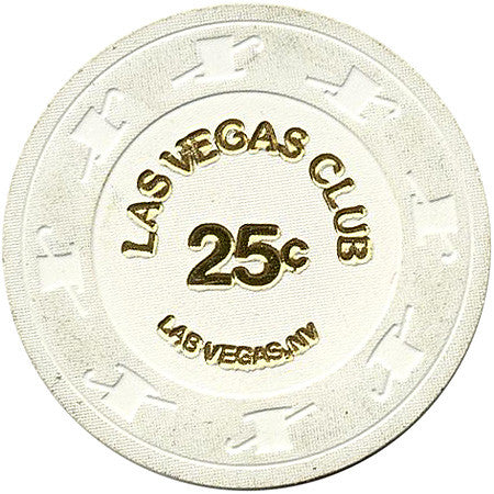 Las Vegas Club 25 (white 2) chip - Spinettis Gaming - 2