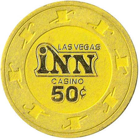 Las Vegas Inn 50cent (yellow) chip - Spinettis Gaming