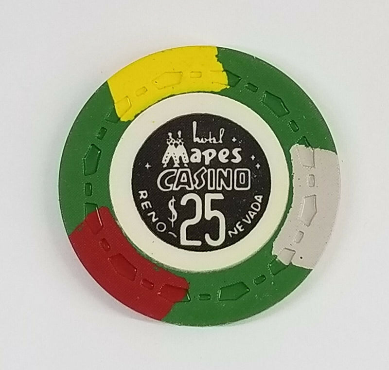 Mapes Casino Reno Nevada $25 Chip 1969
