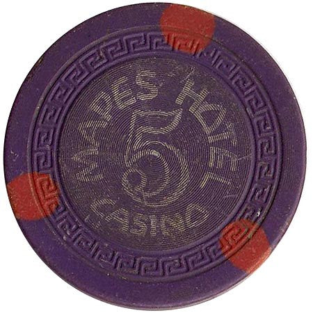 Mapes Hotel 5 (dk. Purple) chip - Spinettis Gaming - 1