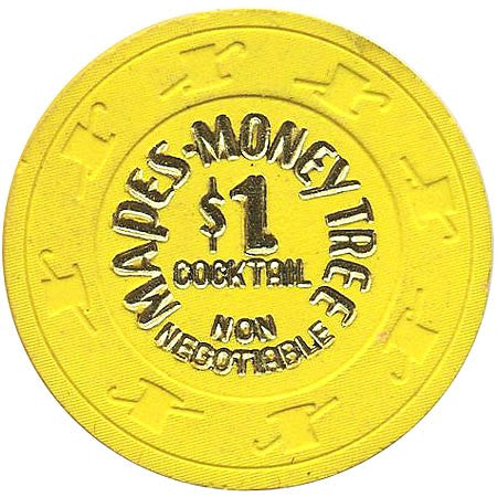 Mapes Money Tree $1 yellow (non-negotiable) chip - Spinettis Gaming - 2