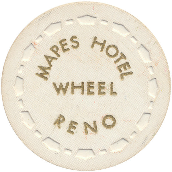 Mapes Hotel Wheel (white) Chip - Spinettis Gaming - 2