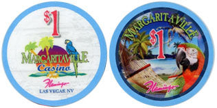 Flamingo Margaritaville Casino Las Vegas Nevada $1 Chip 2011