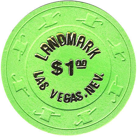 Landmark $1 (green) chip - Spinettis Gaming - 1