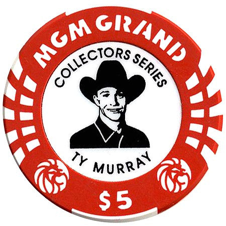 MGM Grand Casino $5 (TY Murray) chip - Spinettis Gaming - 1