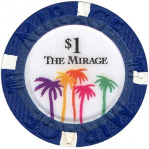 Mirage Casino Las Vegas Nevada $1 Chip 1996