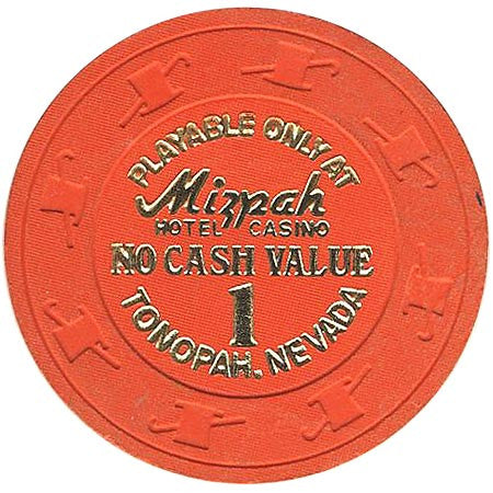 Mizpah 1 (No Cash Value) (orange) chip - Spinettis Gaming - 2