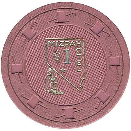 Mizpah Hotel $1 (lilac) chip - Spinettis Gaming - 2