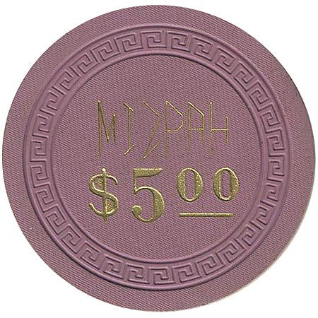 Mizpah $5 (purple) chip - Spinettis Gaming - 1