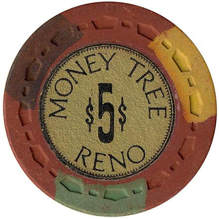 Money Tree $5 (burgundy) chip - Spinettis Gaming - 1