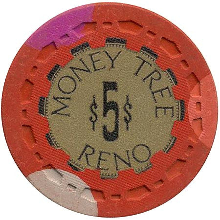 Money Tree $5 (red) chip - Spinettis Gaming - 1