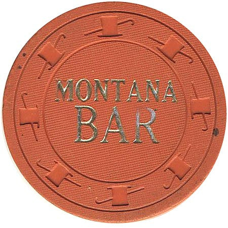 Montana Bar $1 (orange) chip - Spinettis Gaming - 1
